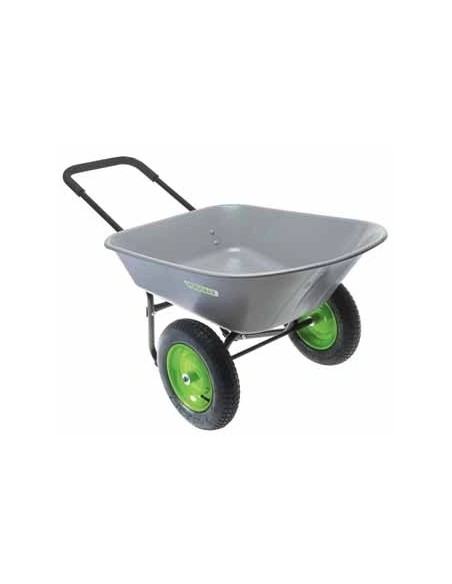 Carriola a due ruote 65 litri, ruote pneumatiche | Verdemax