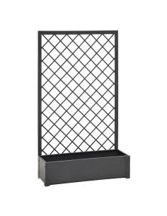 Fioriera con grigliato in metallo 90x32 h 150 | Verdemax