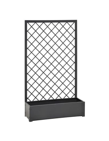 Fioriera con grigliato in metallo 90x32 h 150 | Verdemax