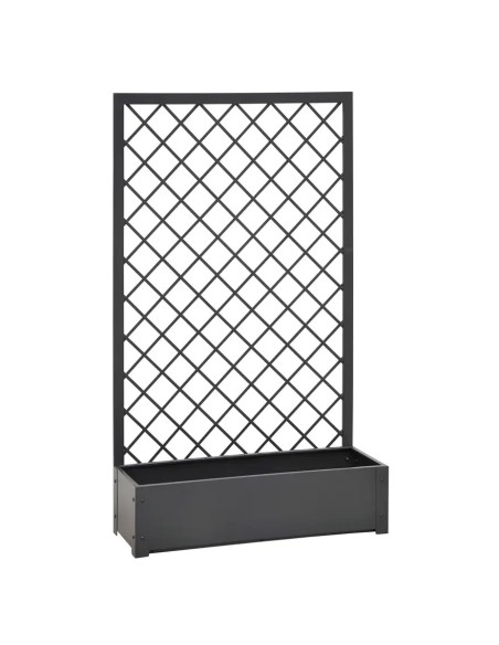 Fioriera con grigliato in metallo 90x32 h 150 | Verdemax