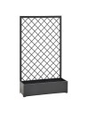 Fioriera con grigliato in metallo 90x32 h 150 | Verdemax