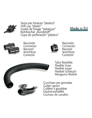 Kit raccolta acqua piovana da grondaia | Verdemax