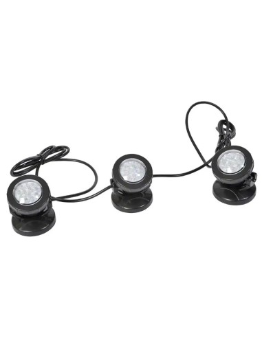 Faretti LED per laghetto set da 3 – Verdemax
