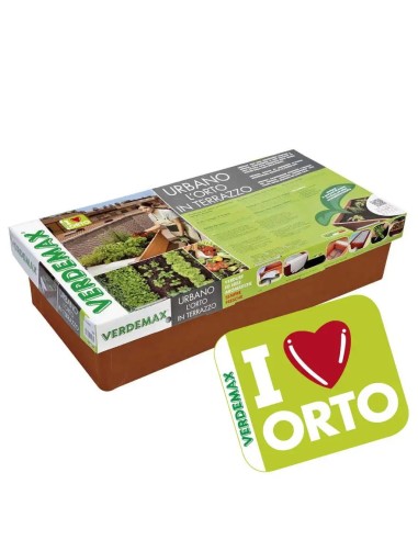 Orto da balcone con riserva d'acqua Orto Urbano | Verdemax