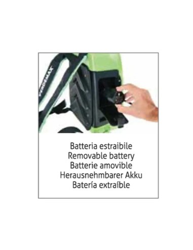 Pompa a spalla a batteria Futura 8, 12, 16 litri | Verdemax