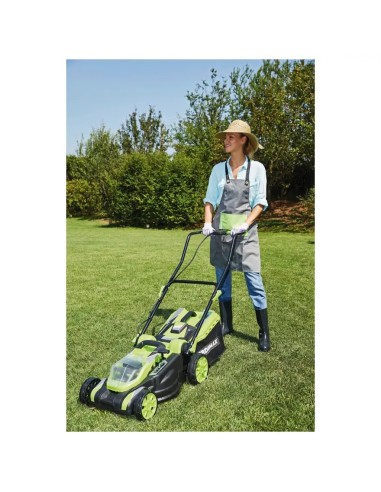 Rasaerba a batteria RS20 Con 2 batterie 2,5 Ah e caricabatteria doppio – ambientazione – Verdemax
