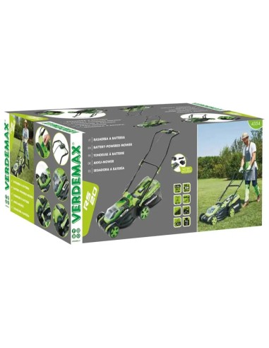 Rasaerba a batteria 38 cm RS20, 40 litri | Verdemax