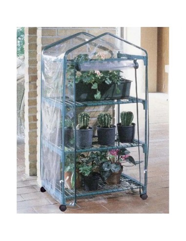 Serra da balcone con ruote Azalea, 2-4 ripiani | Verdemax