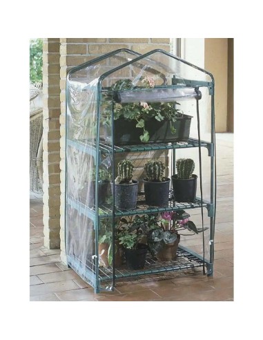 Serra da balcone a ripiani Azalea, telo incluso | Verdemax