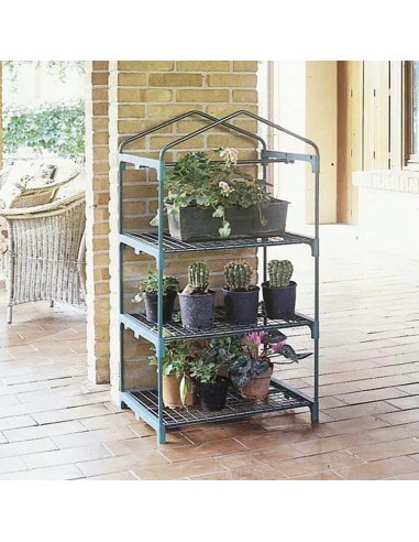 Serra da balcone Azalea 3 ripiani – 70 x 50 cm, h 125 – ambientazione – Verdemax