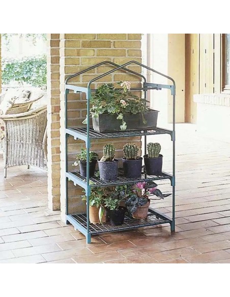 Serra da balcone a ripiani Azalea, telo incluso | Verdemax