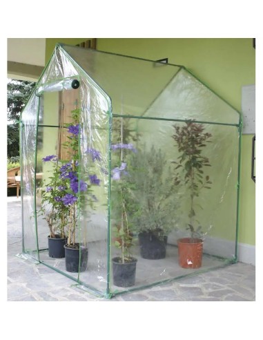 Serra a casetta trasparente Clematis 155 x 155 cm – Verdemax