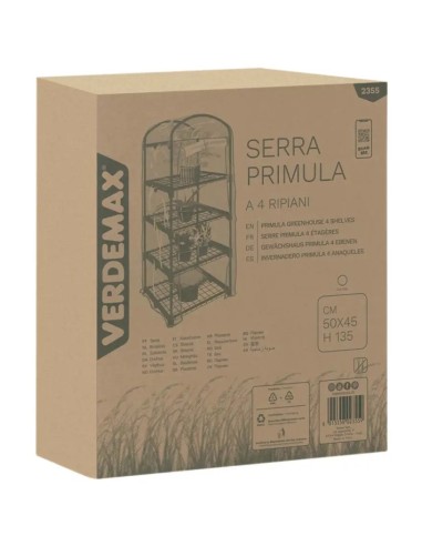 Serra da balcone Primula – confezione – Verdemax