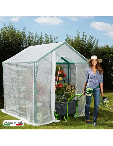 Serra a casetta 2x2 m Violetta, Made in Italy | Verdemax