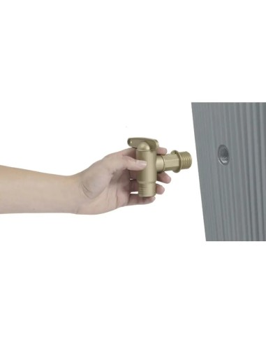 Cisterna acqua piovana con fioriera 220 litri | Verdemax