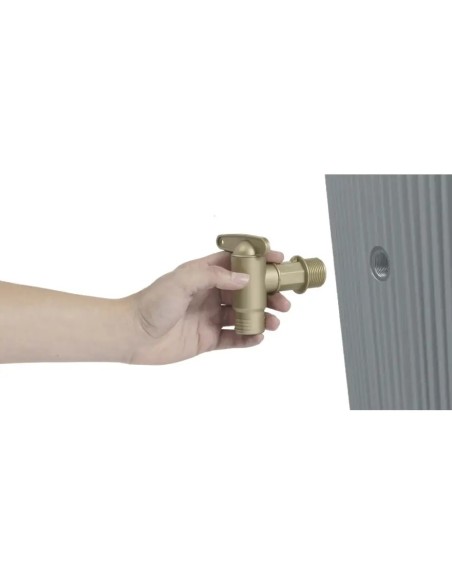 Cisterna acqua piovana con fioriera 220 litri | Verdemax