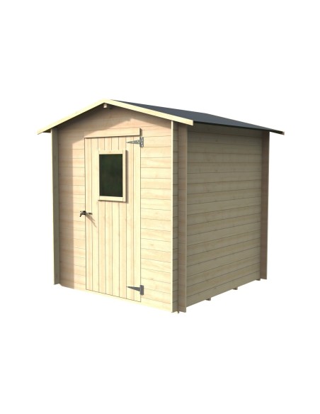 Casetta in legno 198x198 porta singola Regis | Alce