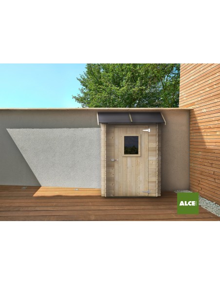 Casetta in legno monofalda 146x98 Hobby | Alce