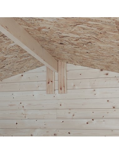 Casetta in legno monofalda 146x98 Hobby | Alce
