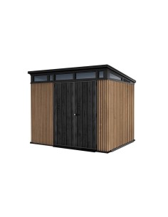 Casetta in resina monofalda 277x218 Keter Pent