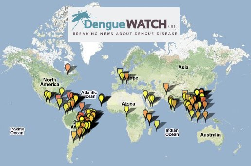 La diffusione della Dengue nel mondo